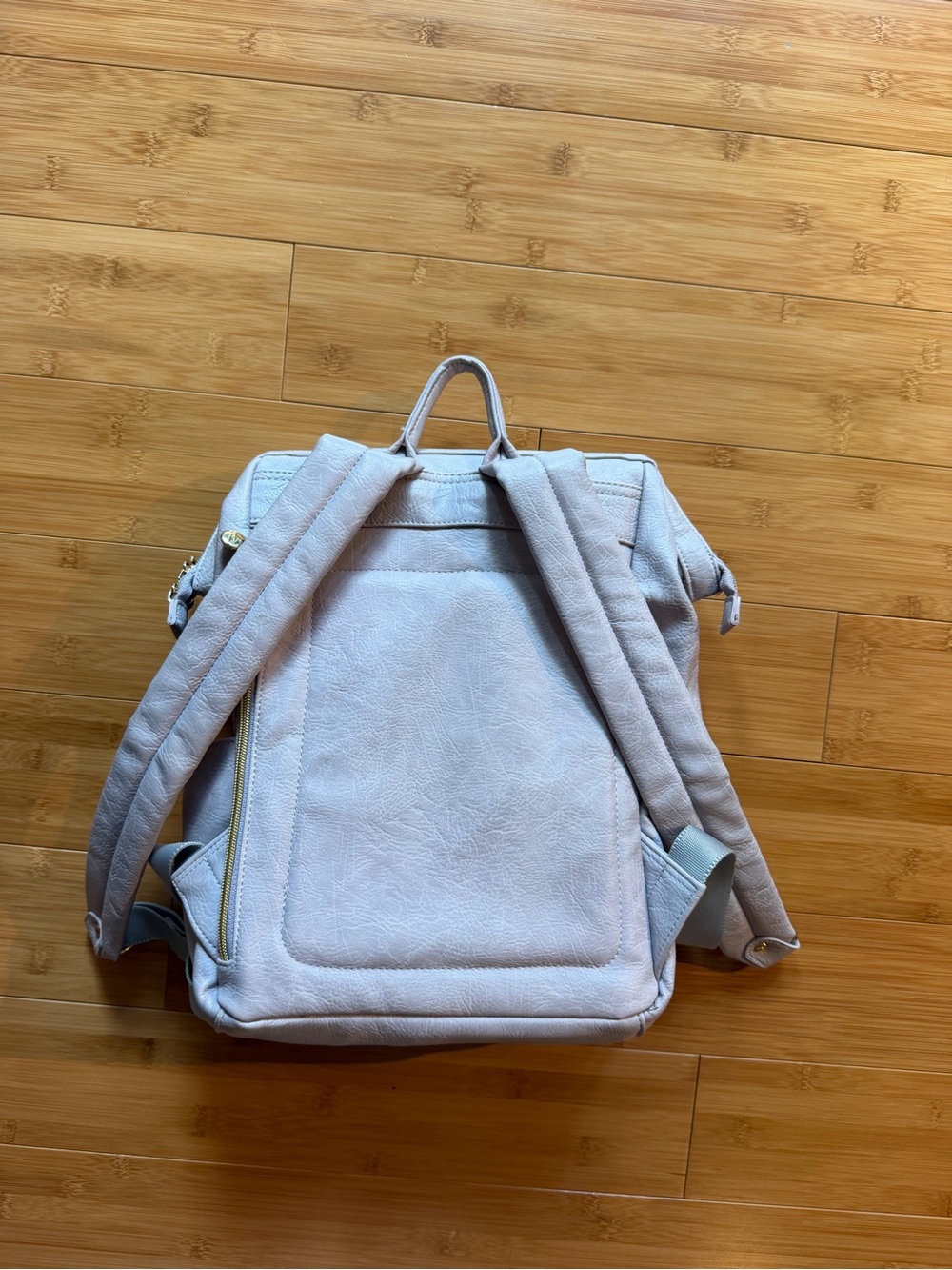 Monopoly Cratte Mini Leather Backpack – Gray Lavender - Picture 7 of 14